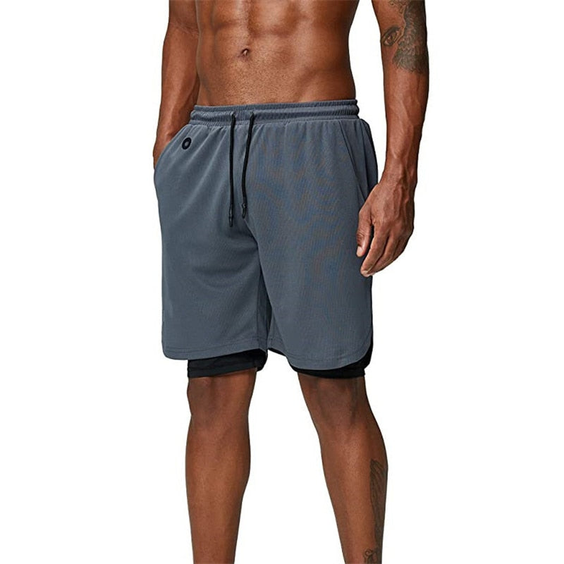 2 in 1 Sport Fitness Shorts