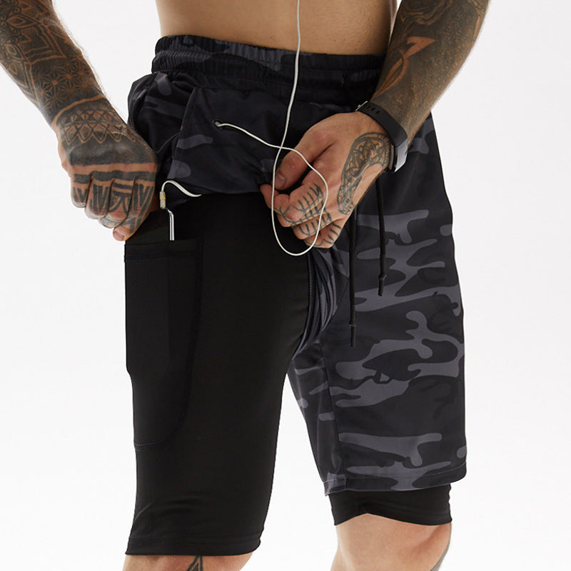2 in 1 Sport Fitness Shorts