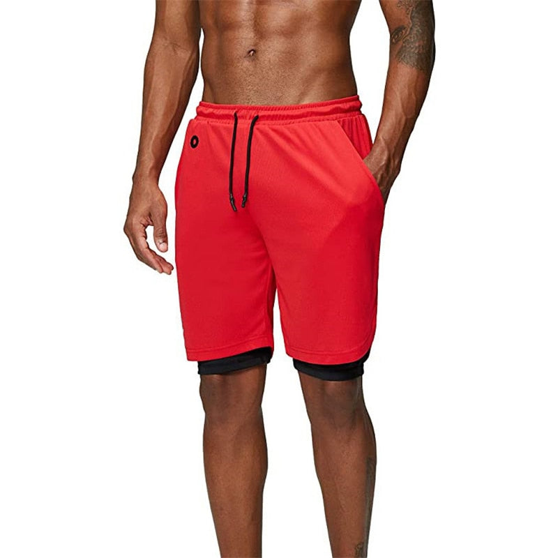 2 in 1 Sport Fitness Shorts